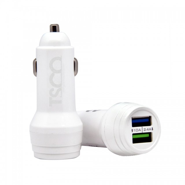 شارژر فندکی تسکو مدل TCG 23 به همراه کابل تبدیل USB به microUSB