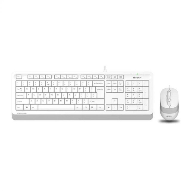 ماوس و کیبورد سیم دار مدل ایفورتک A4tech F1010