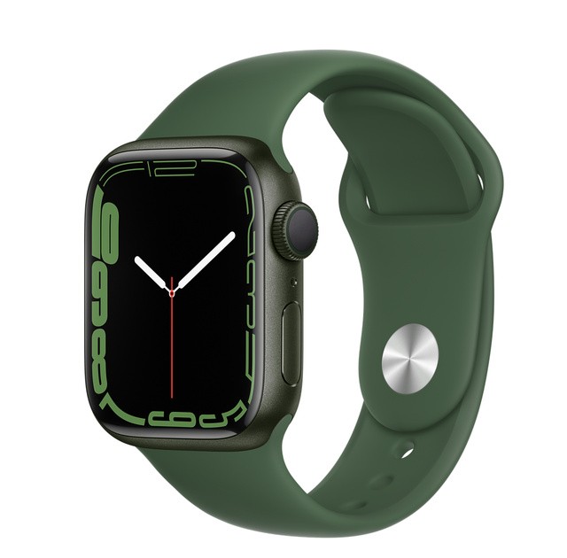 ساعت هوشمند اپل سری 7 سایز 41 با بند سیلیکون آبی مدل Apple Watch S7 Blue 41mm در بروزکالا