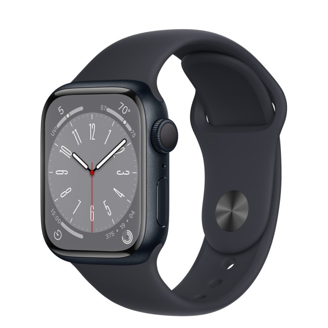 ساعت هوشمند اپل سری 8 سایز 41 با بند سیلیکون استارلایت مدل Apple Watch S8 STARLIGHT 41mm در بروزکالا