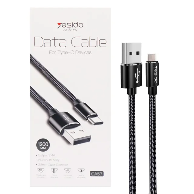 کابل تبدیل USB به USB-C مدل yesido ca57 در بروزکالا