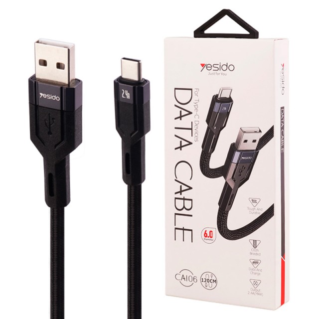 کابل تبدیل USB به USB-C مدل yesido CA43 در بروزکالا