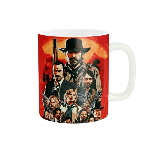 ماگ سرامیکی طرح Red Dead Redemption 2 در بروزکالا