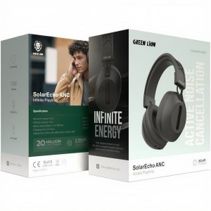 هدفون بلوتوثی گرین لاین مدل Green Lion Solar Echo ANC در بروزکالا