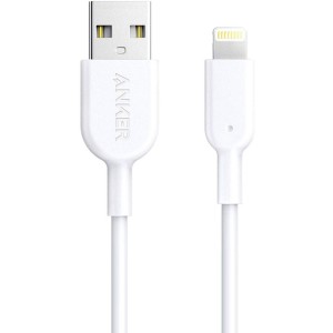 کابل شارژ USB به لایتنینگ انکر مدل  Anker 321 A8432H22 طول 0.9 متر در  بروزکالا