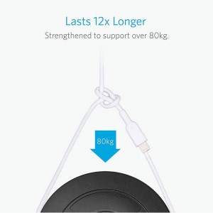 کابل شارژ USB به لایتنینگ انکر مدل  Anker 321 A8432H22 طول 0.9 متر در  بروزکالا