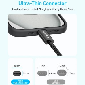 کابل شارژ Type-C به Type-C انکر مدل Anker A8752H11 طول 0.9 متر در بروزکالا