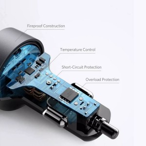 شارژر فندکی یسیدو مدل Yesido Y55 60W در بروزکالا