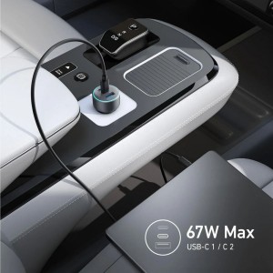شارژر فندکی انکر مدل Anker PowerDrive PD+ 2 35W Car Charger A2732HF1N در بروزکالا