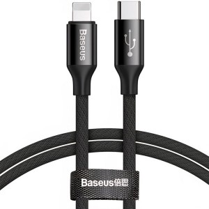 کابل شارژ USB-C به لایتنینگ باسئوس مدل Baseus Yiven CATLYW-D01 طول 2 متر در بروزکالا