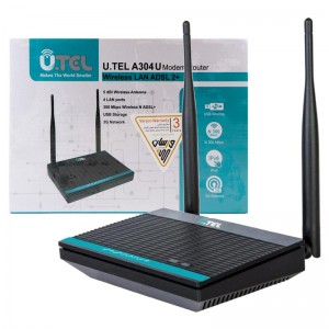 مودم روتر یو.تل ADSL2 Plus بی سیم مدل A304U