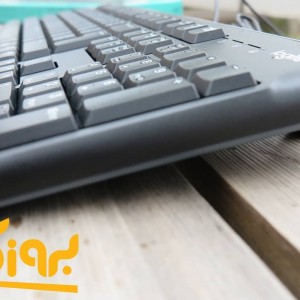 کیبورد باسیم لاجیتک مدل K120 با حروف فارسی