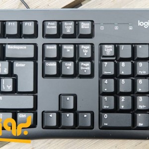 کیبورد باسیم لاجیتک مدل K120 با حروف فارسی