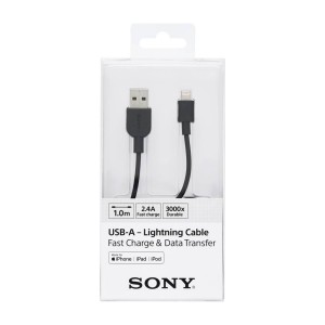 کابل تبدیل USB به لایتنینگ سونی مدل CP-AL100 طول 1 متر