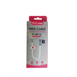 کابل تبدیل USB به لایتنینگ تسکو مدل TC MI76 طول 0.2 متر