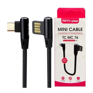 کابل تبدیل USB به USB-C تسکو مدل TSCO TC MC76 طول 20 سانتی متر در بروزکالا