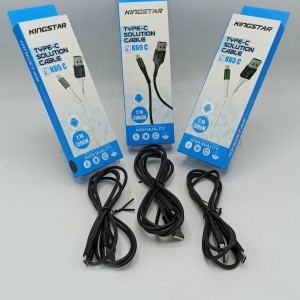 کابل تبدیل USB به USB-C کینگ استار مدل K65C طول 1.2 متر
