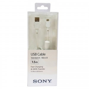 کابل تبدیل USB به microUSB سونی مدل cp-ab150 طول 1.5 متر
