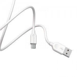کابل  USB به microUSB بروفون مدل BX14 طول ۱ متر در بروزکالا