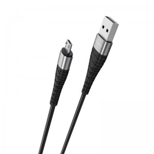 کابل تبدیل USB به microUSB بروفون مدل BX32 طول 1 متر