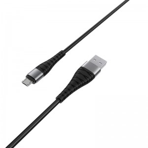 کابل تبدیل USB به microUSB بروفون مدل BX32 طول 1 متر