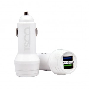 شارژر فندکی تسکو مدل TSCO TCG 23 به همراه کابل تبدیل USB به microUSB  در بروزکالا