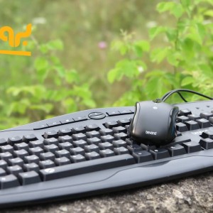 کیبورد و ماوس با سیم بیاند مدل BMK-6145 با حروف فارسی