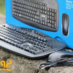 کیبورد و ماوس با سیم بیاند مدل BMK-6145 با حروف فارسی