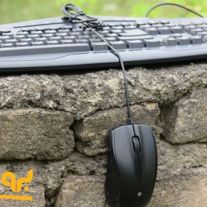 کیبورد و ماوس با سیم بیاند مدل BMK-6145 با حروف فارسی