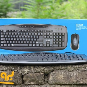 کیبورد و ماوس با سیم بیاند مدل BMK-6145 با حروف فارسی