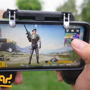 دسته بازی pubg مدل w10 مناسب برای گوشی موبایل در بروزکالا