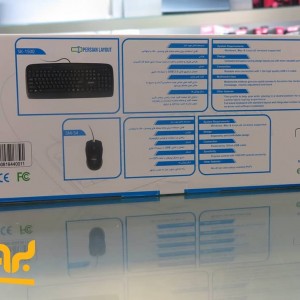 کیبورد و ماوس سادیتا مدل SKM-1554 با حروف فارسی