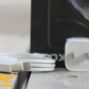 شارژر دیواری فاکسکان مدل MD814CH/A به همراه کابل تبدیل لایتنینگ