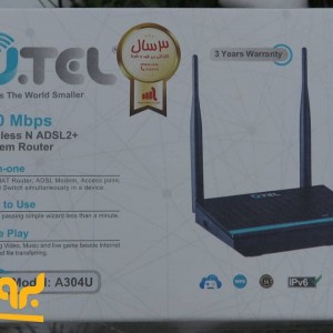 مودم روتر یوتل Utel ADSL2 Plus بی سیم مدل A304U در بروزکالا