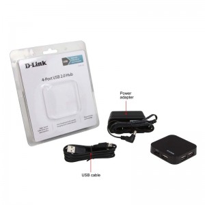 هاب 4 پورت USB 2.0 دی-لینک مدل DUB-H4