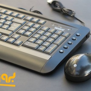 کیبورد و ماوس باسیم بیاند مدل BMK-6141 با حروف فارسی در بروزکالا
