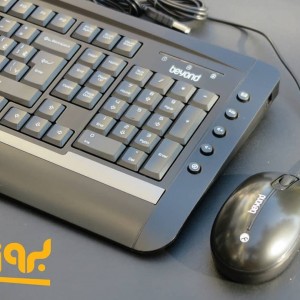 کیبورد و ماوس باسیم بیاند مدل BMK-6141 با حروف فارسی در بروزکالا
