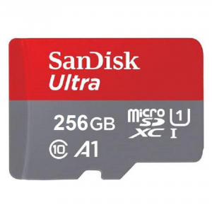 کارت حافظه microSDXC سن دیسک مدل Sandisk Ultra A1 کلاس 10 استاندارد UHS-I سرعت 120MBps ظرفیت 256 گیگابایت در بروزکالا