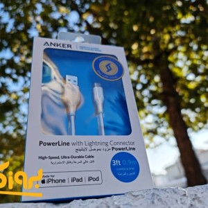 کابل USB به لایتنینگ انکر مدل Anker A8111 PowerLine به طول 90 سانتی متر در بروزکالا
