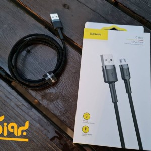 کابل USB به microUSB باسئوس مدل Baseus Cafule طول ۱ متر در بروزکالا