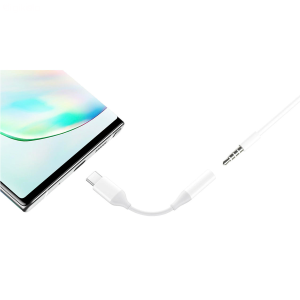 کابل تبدیل USB-C به جک 3.5 میلی متری سامسونگ مدل SAMSUNG EE-UC10JUWEGUS طول 19 سانتی متر
