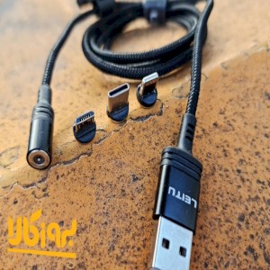 کابل USB به لایتنینگ/USB-C/microUSB لیتو مدل LD-23 طول 1 متر در بروزکالا