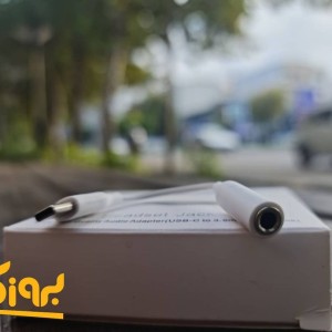 کابل تبدیل USB-C به جک 3.5 میلی متری سامسونگ مدل SAMSUNG EE-UC10JUWEGUS طول 19 سانتی متر