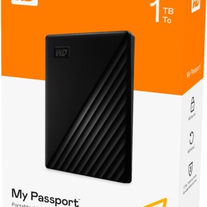 هارد اکسترنال وسترن دیجیتال مدل Western Digital My Passport WDBYvg0010BBK-WESN ظرفیت 1 ترابایت در بروزکالا
