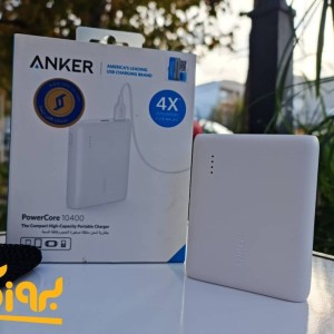 پاور بانک انکر مدل Anker A1214 PowerCore ظرفیت 10400 میلی آمپر ساعت در بروزکالا