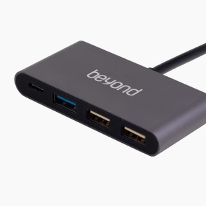 هاب چهار پورت تایپ سی بیاند Beyond Type-C BA-404 در بروزکالا