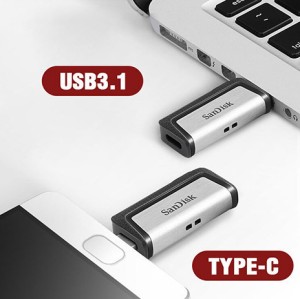 فلش مموری سن دیسک مدل Ultra Dual Drive USB Type-C ظرفیت 128 گیگابایت در بروزکالا