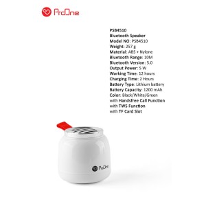 اسپیکر بلوتوثی پرووان مدل ProOne PSB4510 در بروزکالا