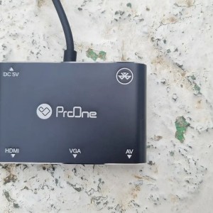 مبدل Type C, Lightning ,Micro USB به HDMI, VGA پرووان مدل PHU560در بروزکالا