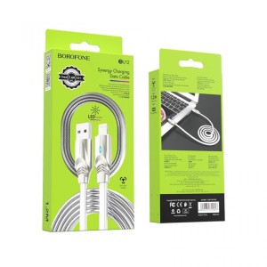 کابل تبدیل USB به لایتنینگ بروفون مدل BOROFONE BU12  طول 1.2 متر در بروزکالا